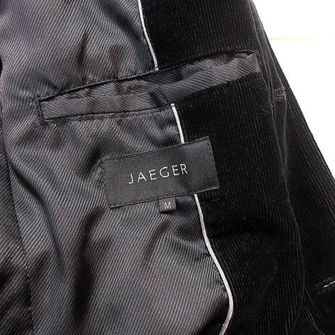 JAEGER(イエーガー)のイエーガー ジャケット 上着 コーデュロイ カシミヤ混 コットン 総裏 黒 M メンズのジャケット/アウター(その他)の商品写真