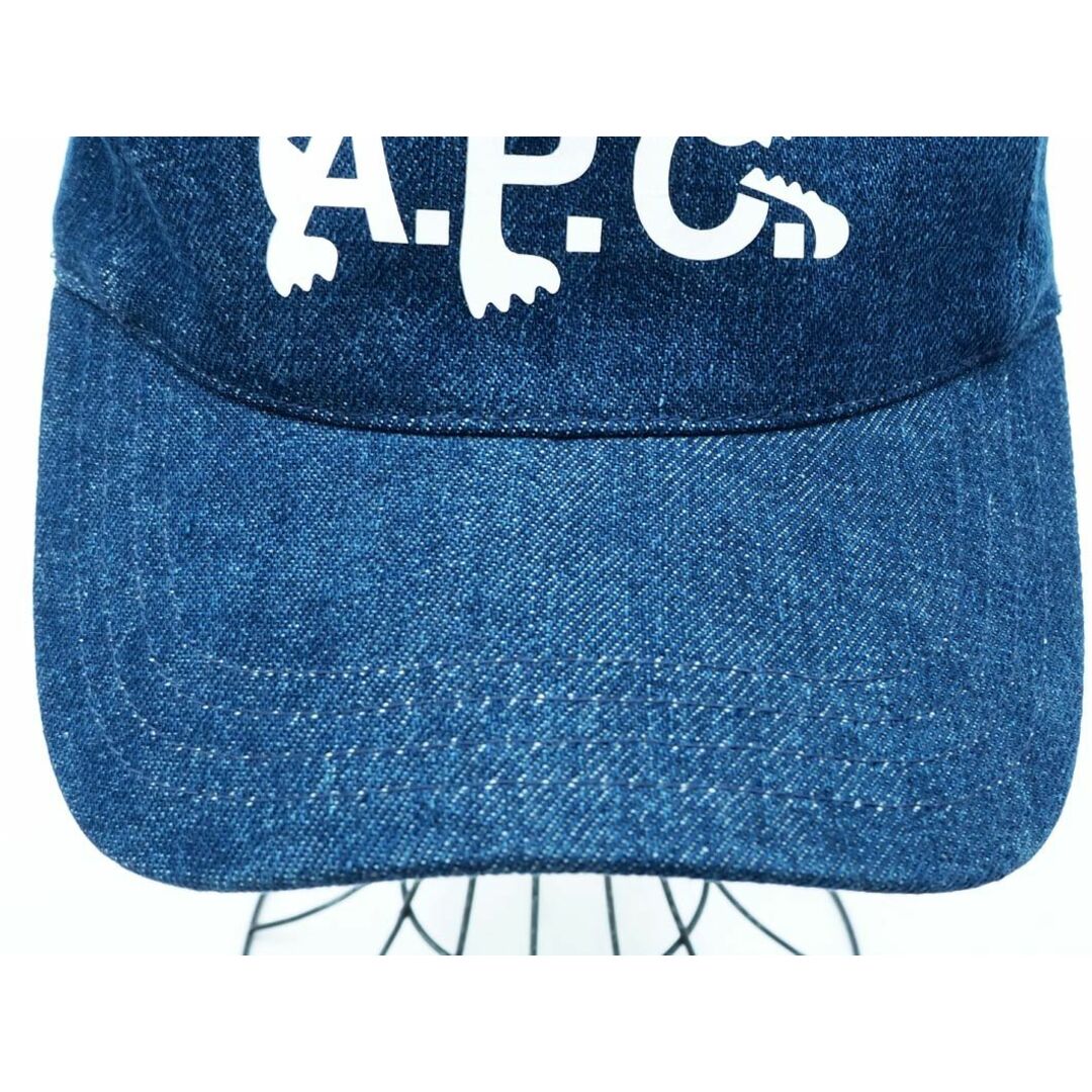 A.P.C(アーペーセー)のA.P.C. アーペーセー LACOSTE デニム ロゴ ベースボール キャップ sizeS/紺 ■■◎メンズ メンズの帽子(キャップ)の商品写真