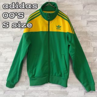 アディダス(adidas)の格安★00'sヴィンテージ★万国旗タグ★adidasトラックジャケット★メンズS(ジャージ)