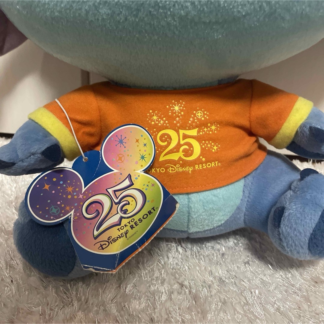 Disney(ディズニー)のスティッチ ぬいぐるみ ディズニー25周年 エンタメ/ホビーのおもちゃ/ぬいぐるみ(ぬいぐるみ)の商品写真