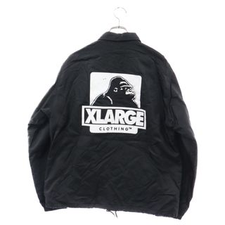 XLARGE - X-LARGE エクストララージ OG PRINTED COACHES JACKET バックプリント コーチジャケット ブラック 101203021001