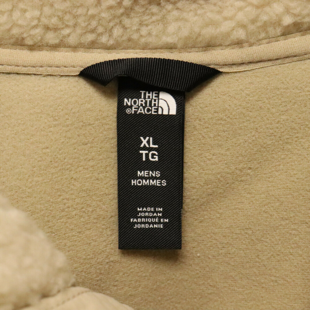 THE NORTH FACE(ザノースフェイス)のTHE NORTH FACE ザノースフェイス PLATTE SHERPA 1/4 ZIP プラッテ シェルパ ハーフジップ アノラックボアジャケット ベージュ NF0A5GFJ メンズのジャケット/アウター(フライトジャケット)の商品写真