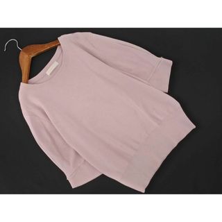 エニィスィス(anySiS)のany SiS エニィスィス プルオーバー ニット カットソー size4/ピンク ■◇ レディース(カットソー(長袖/七分))