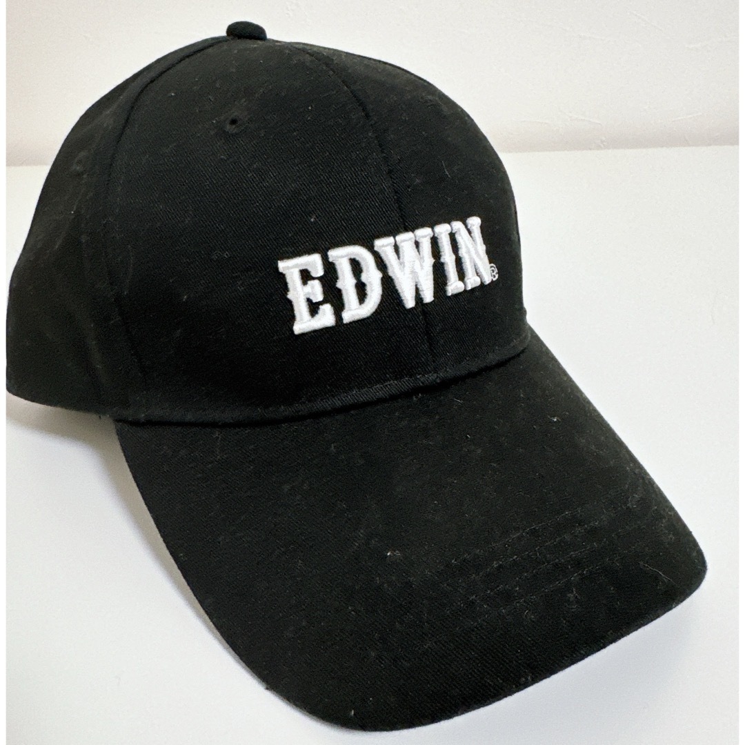 EDWIN(エドウィン)のEDWIN エドウィン メッシュキャップ ヘリンボン 調節可能 ブラック 帽子 レディースの帽子(キャップ)の商品写真
