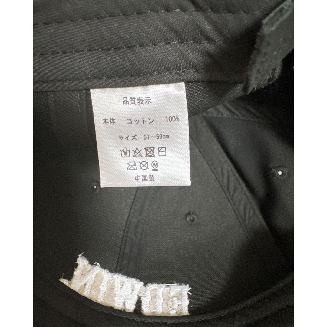 EDWIN(エドウィン)のEDWIN エドウィン メッシュキャップ ヘリンボン 調節可能 ブラック 帽子 レディースの帽子(キャップ)の商品写真