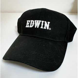 エドウィン(EDWIN)のEDWIN エドウィン メッシュキャップ ヘリンボン 調節可能 ブラック 帽子(キャップ)