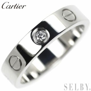 カルティエ(Cartier)のカルティエ K18WG ダイヤモンド リング ラブ 47号(リング(指輪))