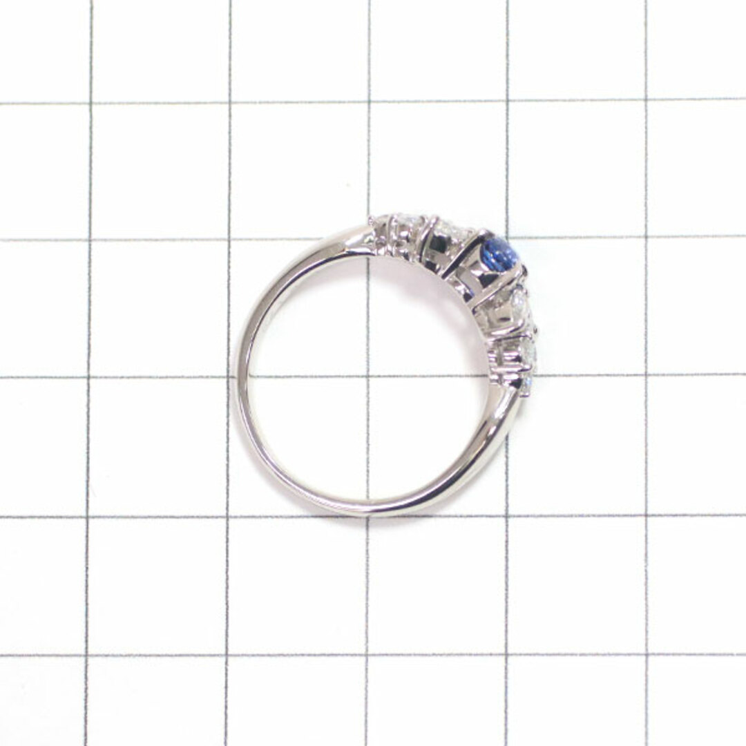 Pt900 サファイア ダイヤモンド リング 0.41ct D0.37ct レディースのアクセサリー(リング(指輪))の商品写真