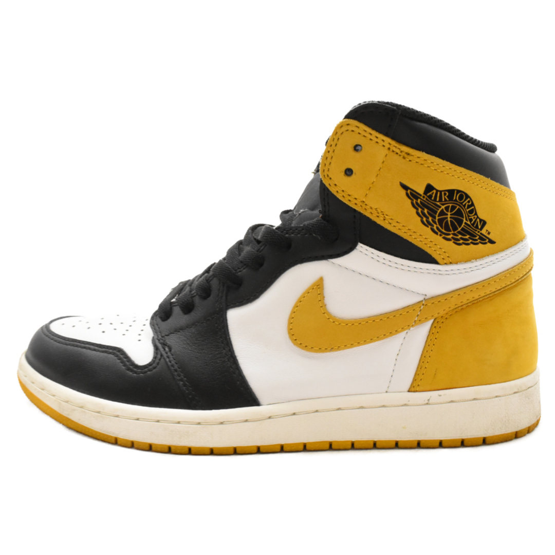 NIKE(ナイキ)のNIKE ナイキ AIR JORDAN 1 RETRO HIGH OG YELLOW OCHRE 555088-109 エアジョーダンワン ハイカットスニーカー イエローオークル US10/28cm イエロー/ブラック メンズの靴/シューズ(スニーカー)の商品写真