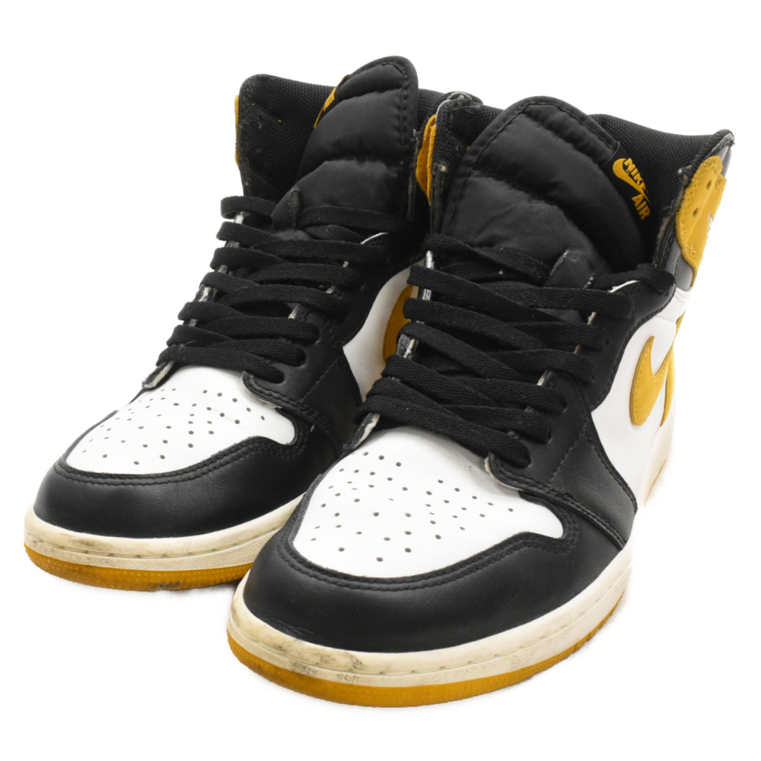 NIKE(ナイキ)のNIKE ナイキ AIR JORDAN 1 RETRO HIGH OG YELLOW OCHRE 555088-109 エアジョーダンワン ハイカットスニーカー イエローオークル US10/28cm イエロー/ブラック メンズの靴/シューズ(スニーカー)の商品写真