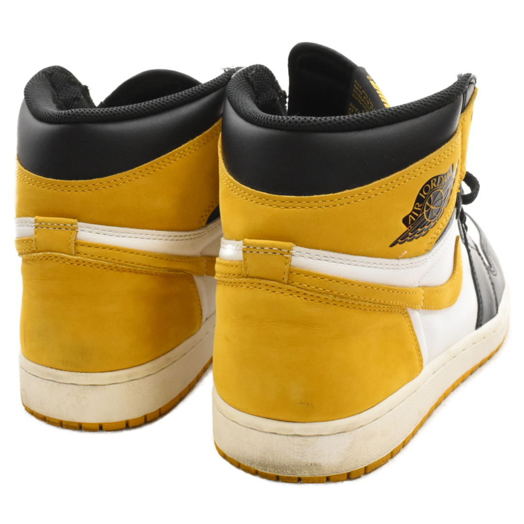 NIKE(ナイキ)のNIKE ナイキ AIR JORDAN 1 RETRO HIGH OG YELLOW OCHRE 555088-109 エアジョーダンワン ハイカットスニーカー イエローオークル US10/28cm イエロー/ブラック メンズの靴/シューズ(スニーカー)の商品写真