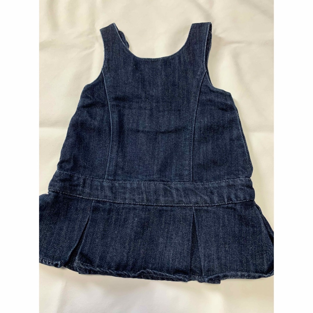 babyGAP(ベビーギャップ)のベビーギャップ　デニム ワンピース　80 キッズ/ベビー/マタニティのベビー服(~85cm)(ワンピース)の商品写真