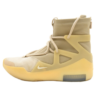 ナイキ(NIKE)のNIKE ナイキ ×FEAR OF GOD AIR FEAR OF GOD 1 Oatmeal AR4237-900 フィアオブゴッド エアフィアオブゴッド1 オートミール ハイカットスニーカー US9.5/27.5cm ベージュ(スニーカー)