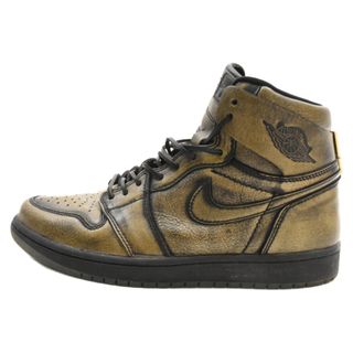 ナイキ(NIKE)のNIKE ナイキ AIR JORDAN 1 RETRO HIGH OG WINGS AA2887-035 ナイキ エアジョーダン1 ウィングス ハイカットスニーカー US9.5/27.5cm ブラウン(スニーカー)