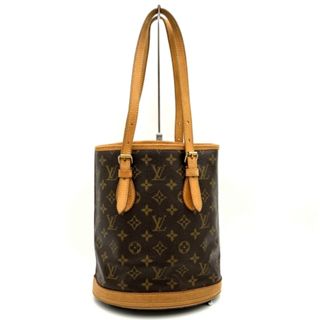 ルイヴィトン(LOUIS VUITTON)のルイ・ヴィトン M42238 プチ・バケット PM トートバッグ ハンドバッグ ブラウン モノグラムキャンバス レディース LOUIS VUITTON【中古】(トートバッグ)