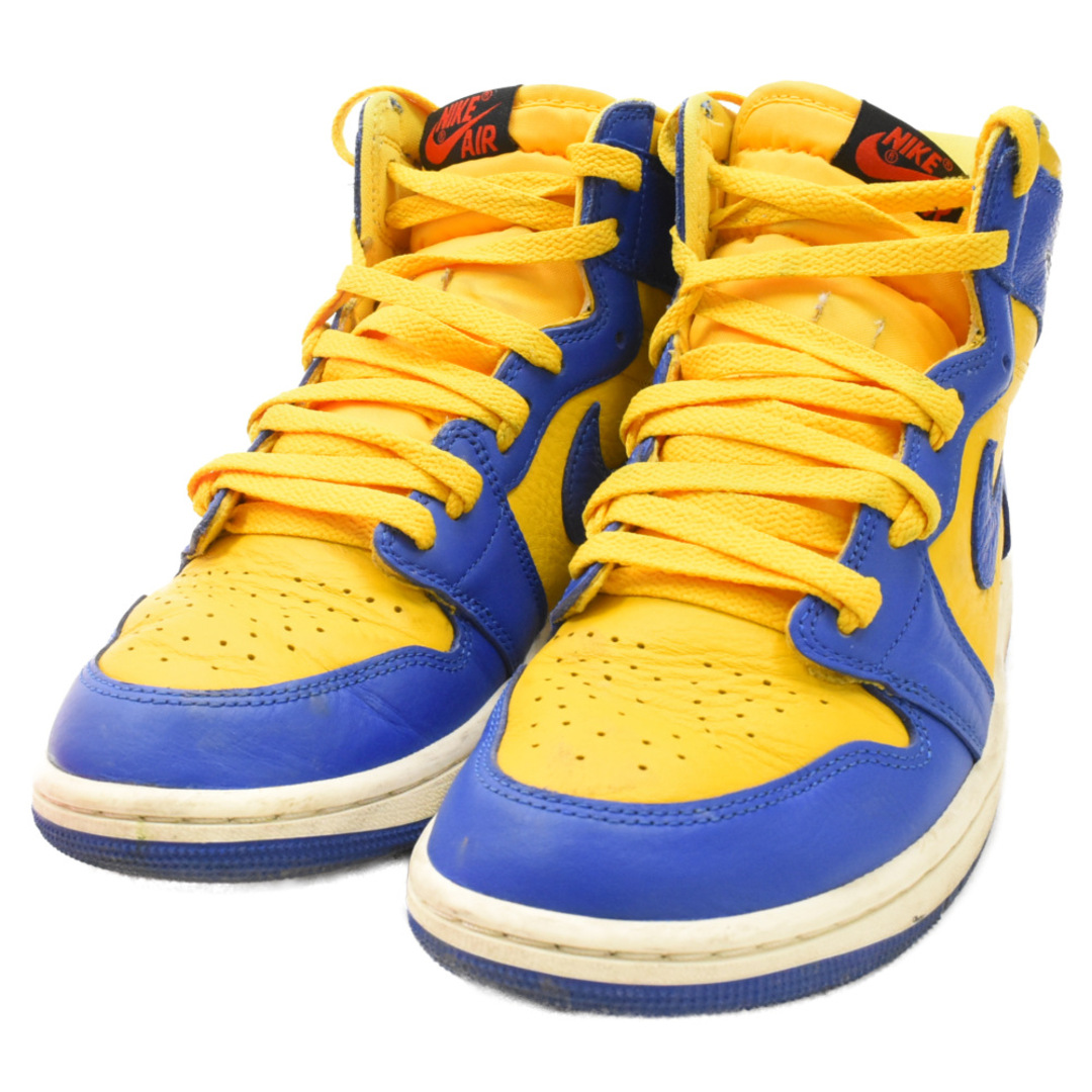 NIKE(ナイキ)のNIKE ナイキ WMNS AIR JORDAN1 RETRO HIGH OG GAME ROYAL VARSITY MAIZE ウィメンズ エアジョーダン1 バーシティ ロイヤル ハイカットスニーカー US8.5/25.5cm FD2596-700 メンズの靴/シューズ(スニーカー)の商品写真