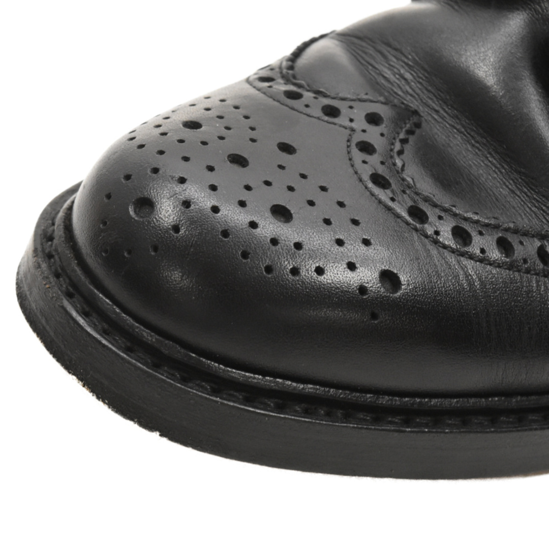 PRADA(プラダ)のPRADA プラダ イングランド製 ウィングチップ 7アイレット レザーコンバットブーツ ブラック 2T2747 メンズの靴/シューズ(ブーツ)の商品写真