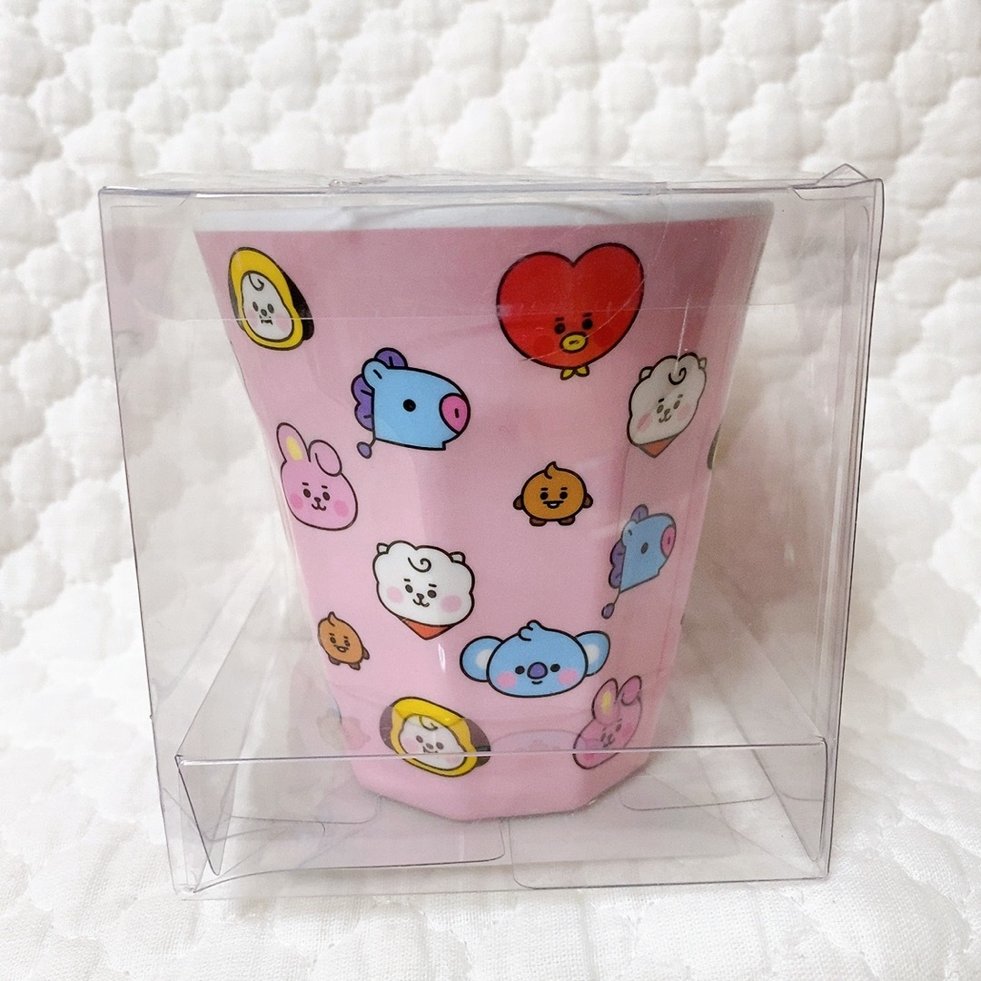 BT21(ビーティーイシビル)のBTS　BT21　メラミンカップ　コップ インテリア/住まい/日用品のキッチン/食器(グラス/カップ)の商品写真