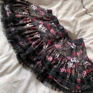 チュールが可愛いスカート(ミニスカート)