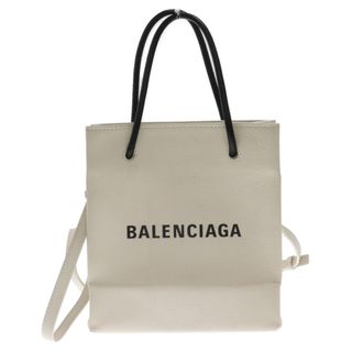 バレンシアガ(Balenciaga)のBALENCIAGA バレンシアガ ショッピングトート ショッパー バッグ ショルダーバッグ ホワイト 528655(ショルダーバッグ)