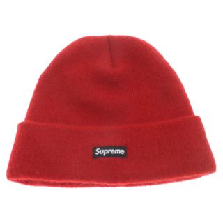 シュプリーム(Supreme)のSUPREME シュプリーム 19AW Mohair Beanie モヘヤ混 スモールボックスロゴ ビーニー ニット帽 レッド(ニット帽/ビーニー)