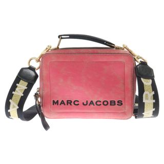 マークバイマークジェイコブス(MARC BY MARC JACOBS)のMARC BY MARC JACOBS マーク バイ マーク ジェイコブス THE BOX ザボックス 2way ハンドバッグ ショルダーバッグ ヴィンテージ加工 ピンク/ブラック(ショルダーバッグ)