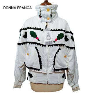 未使用　DONNA FRANCA　ブルゾン　ホワイト　モミの木