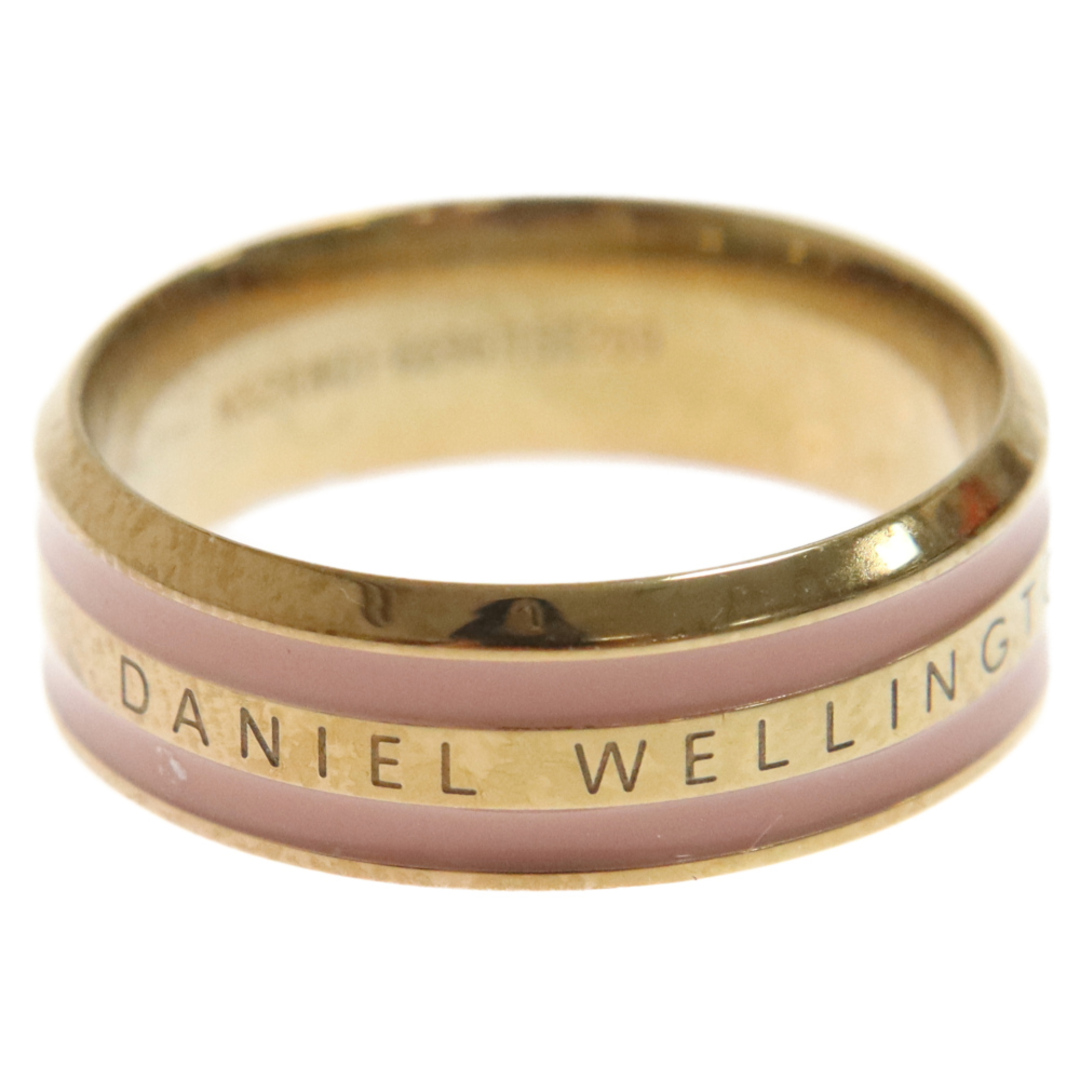 Daniel Wellington(ダニエルウェリントン)のDaniel Wellington ダニエルウェリントン ロゴデザイン バイカラーリング レディース ゴールド/ピンク N52RW01 レディースのアクセサリー(リング(指輪))の商品写真