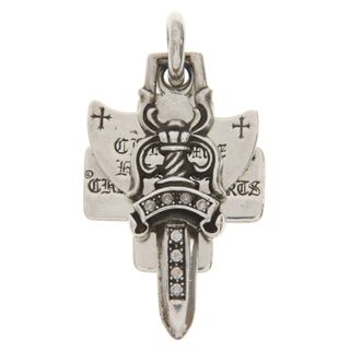 クロムハーツ(Chrome Hearts)のCHROME HEARTS クロムハーツ TRINKETS OLD スリートリンケッツ アフターダイヤモンド ネックレストップ シルバー(ネックレス)