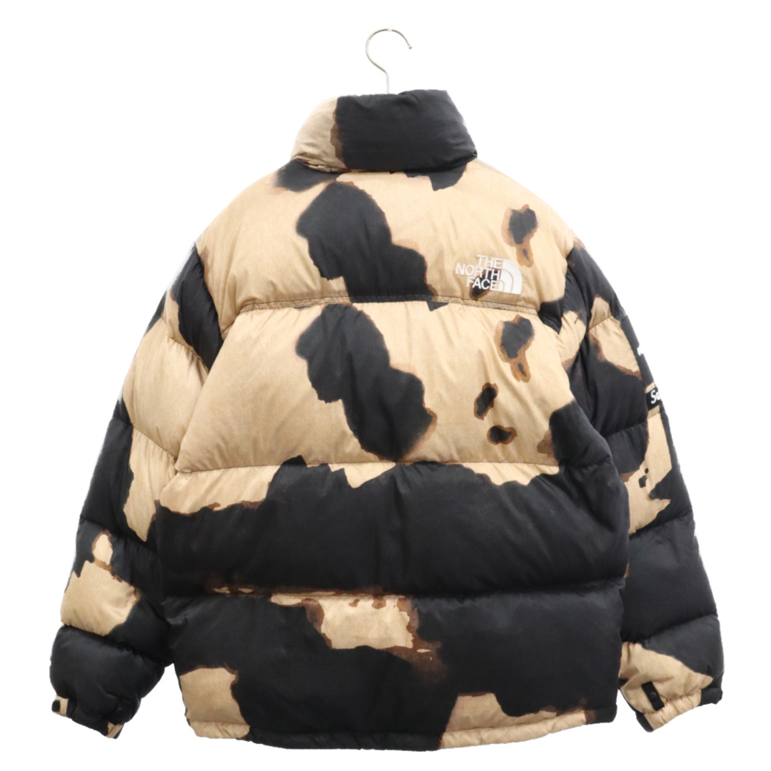 Supreme(シュプリーム)のSUPREME シュプリーム 21AW×THE NORTH FACE Bleached Denim Print Nuptse Jacket ノースフェイス ブリーチデニムプリントヌプシダウンジャケット ND52100I ブラック メンズのジャケット/アウター(ダウンジャケット)の商品写真