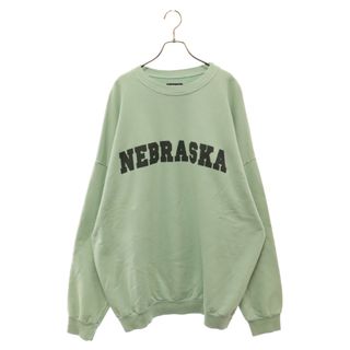 RAF SIMONS ラフシモンズ ARCHIVE REDUX 21SS SWEATER WITH NEBRASKA PRINT ネブラスカプリントスウェット トレーナー ミントグリーン A01-130