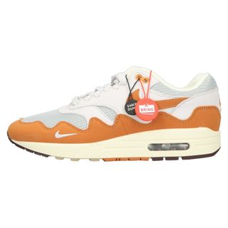 ナイキ(NIKE)のNIKE ナイキ ×Patta AIR MAX 1 MONARCH DH1348-001 パタ エアマックス1 モナーク ローカットスニーカー オレンジ/ホワイト US8.5/26.5cm(スニーカー)