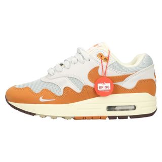 ナイキ(NIKE)のNIKE ナイキ ×Patta AIR MAX 1 MONARCH DH1348-001 パタ エアマックス1 モナーク ローカットスニーカー オレンジ/ホワイト US4/23cm(スニーカー)