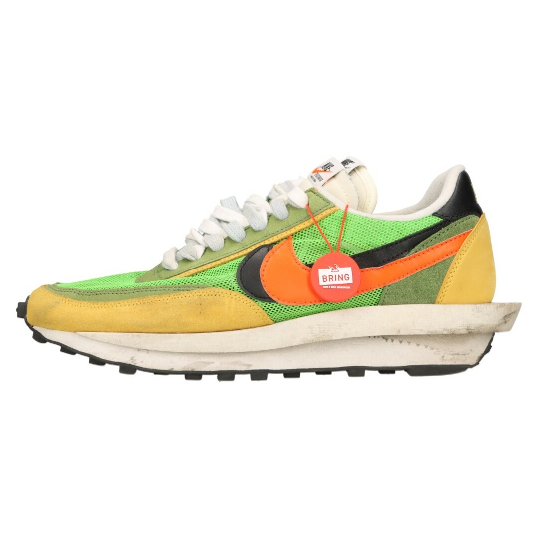 NIKE(ナイキ)のNIKE ナイキ ×sacai サカイ LD WAFFLE ワッフル ローカットスニーカー グリーン/イエロー US10/28cm BV0073-300 メンズの靴/シューズ(スニーカー)の商品写真