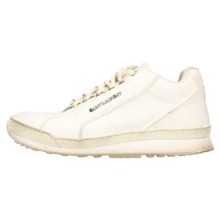 サンローラン(Saint Laurent)のSAINT LAURENT PARIS サンローランパリ JUMP ジャンプ レザー ローカットスニーカー ホワイト 501612(スニーカー)