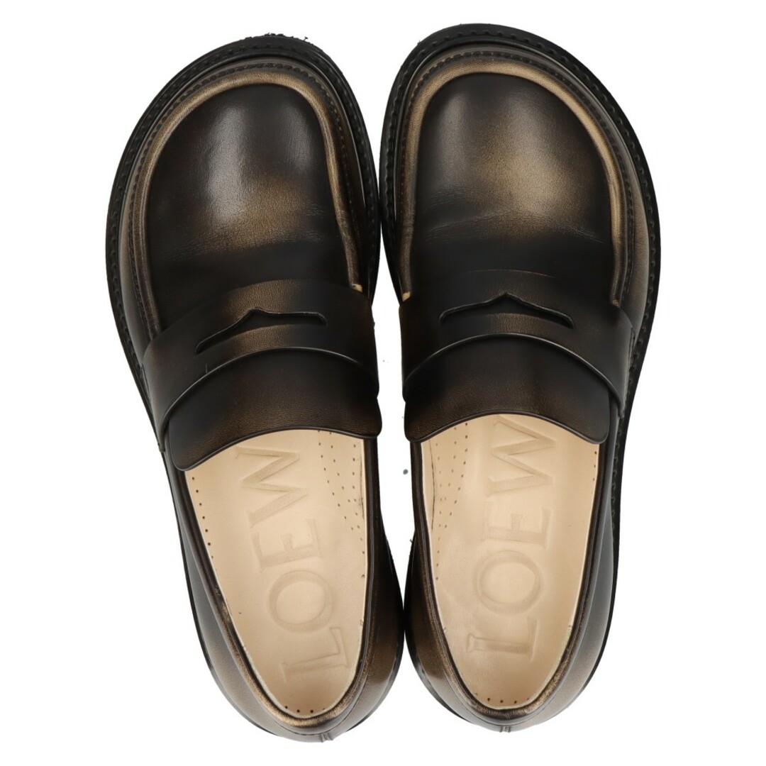 LOEWE(ロエベ)のLOEWE ロエベ BLAZE LOAFER ブレーズ ラウンドトゥ チャンキー ローファー 革靴 L815290X13 ブラック メンズの靴/シューズ(ドレス/ビジネス)の商品写真