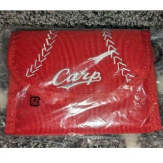 ヒロシマトウヨウカープ(広島東洋カープ)の新品！カープ☆ベルクロ折りたたみ財布　広島東洋カープ　CARP(記念品/関連グッズ)