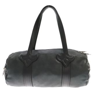 クロムハーツ(Chrome Hearts)のCHROME HEARTS クロムハーツ DUFFLE TINY/タイニーダッフル ダガージップレザーボストンバッグ ブラック(ボストンバッグ)