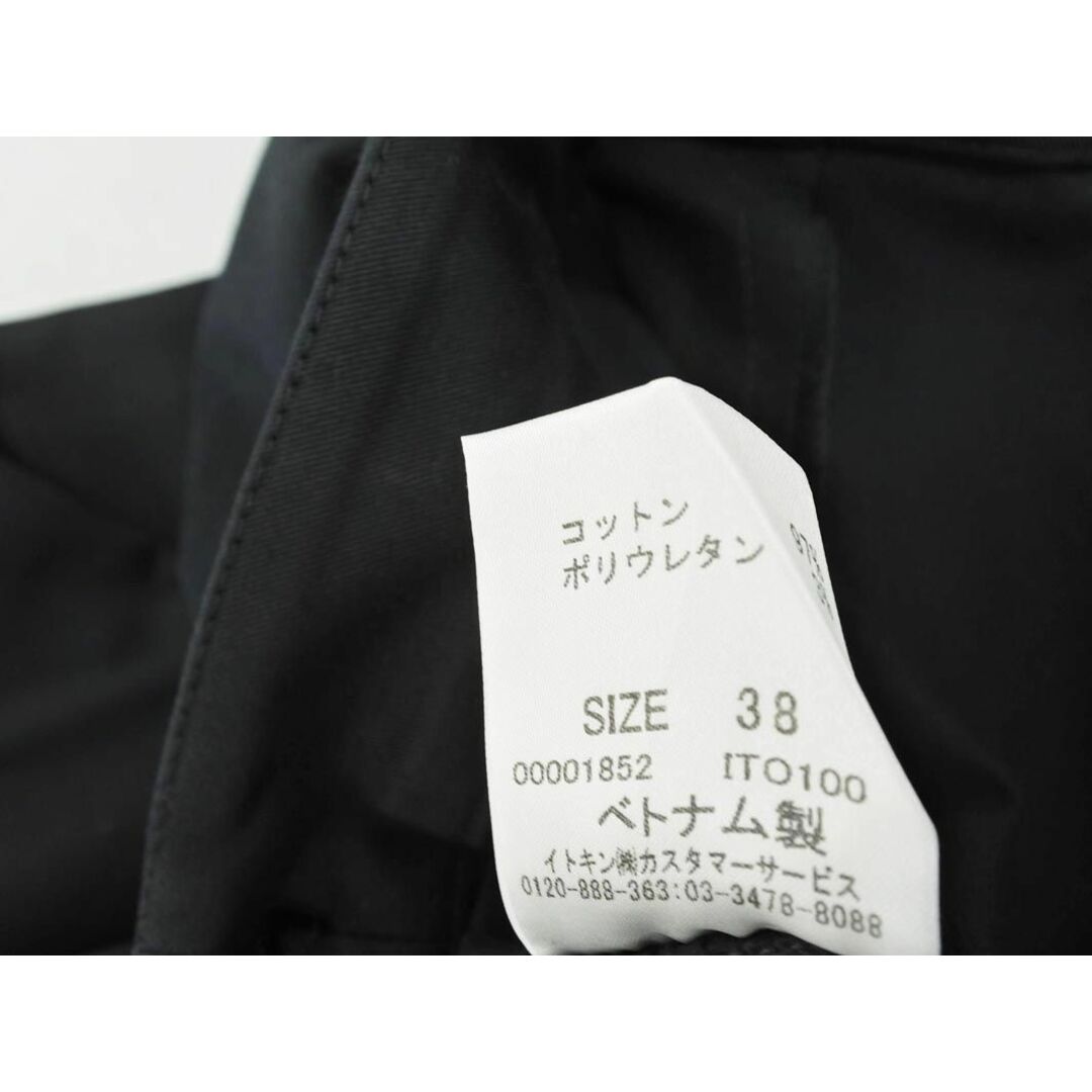 GEORGES RECH(ジョルジュレッシュ)のGEORGES RECH ジョルジュレッシュ クロップド パンツ size38/黒 ■◇ レディース レディースのパンツ(クロップドパンツ)の商品写真