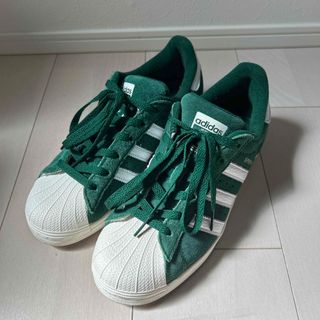 アディダス(adidas)のadidasスーパースター　ダークグリーン　24.5cm(スニーカー)