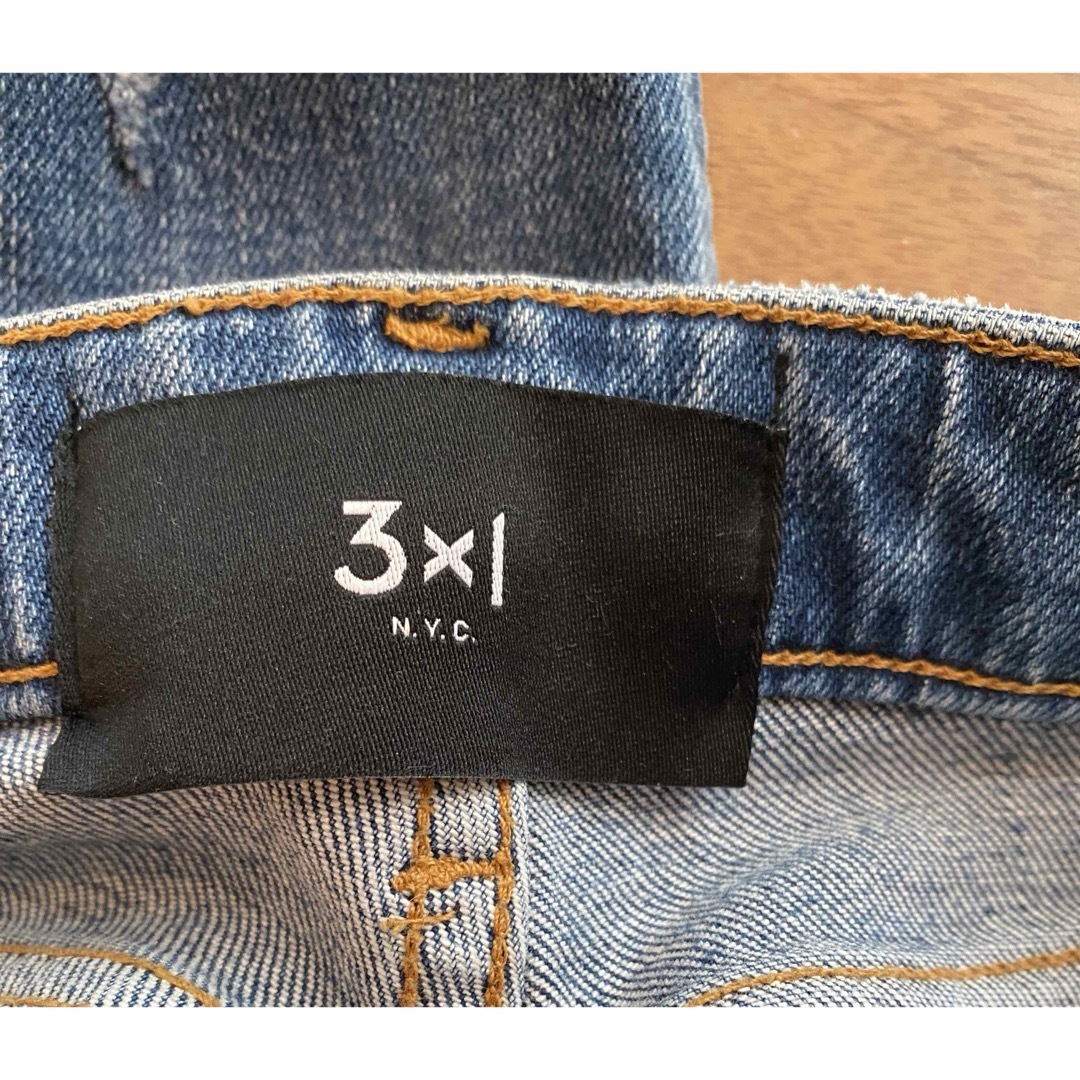 L'Appartement DEUXIEME CLASSE(アパルトモンドゥーズィエムクラス)の【3×1/スリーバイワン】EMPIRE CROP FLARE DENIM 26 レディースのパンツ(デニム/ジーンズ)の商品写真