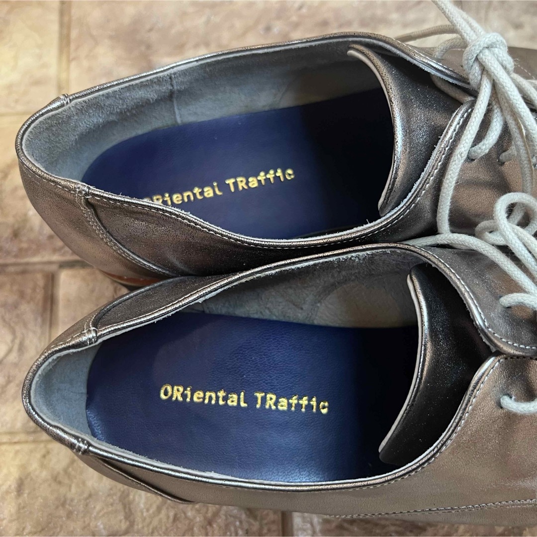 ORiental TRaffic(オリエンタルトラフィック)の新品同様　オリエンタルトラフィック　厚底　レースアップ　シューズ レディースの靴/シューズ(ローファー/革靴)の商品写真