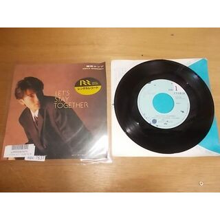 epc7637  EP  レンタル盤【ALIDA　レコード】【A-A不良　S-有】　諸岡ケンジ/LET'S  STAY  TOGETHER(ポップス/ロック(邦楽))