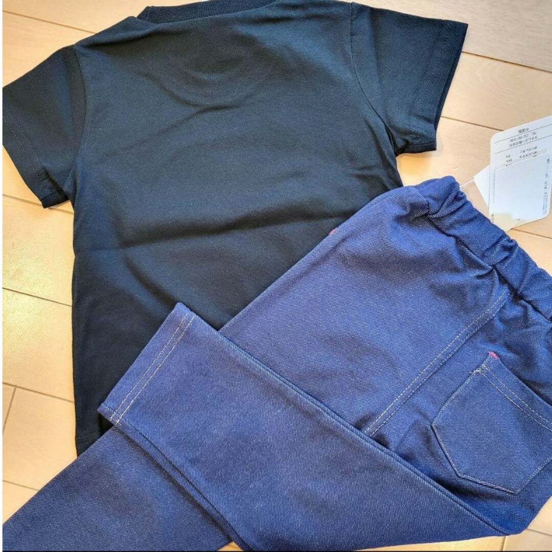 ミッキー　半袖　パンツセット　90 キッズ/ベビー/マタニティのキッズ服男の子用(90cm~)(Tシャツ/カットソー)の商品写真