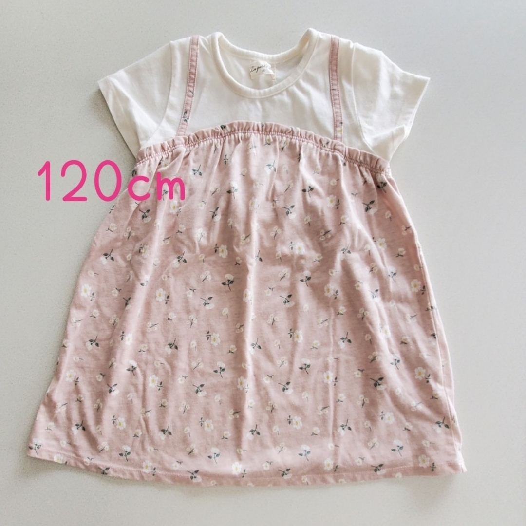 しまむら(シマムラ)の120cm　ワンピース キッズ/ベビー/マタニティのキッズ服女の子用(90cm~)(ワンピース)の商品写真