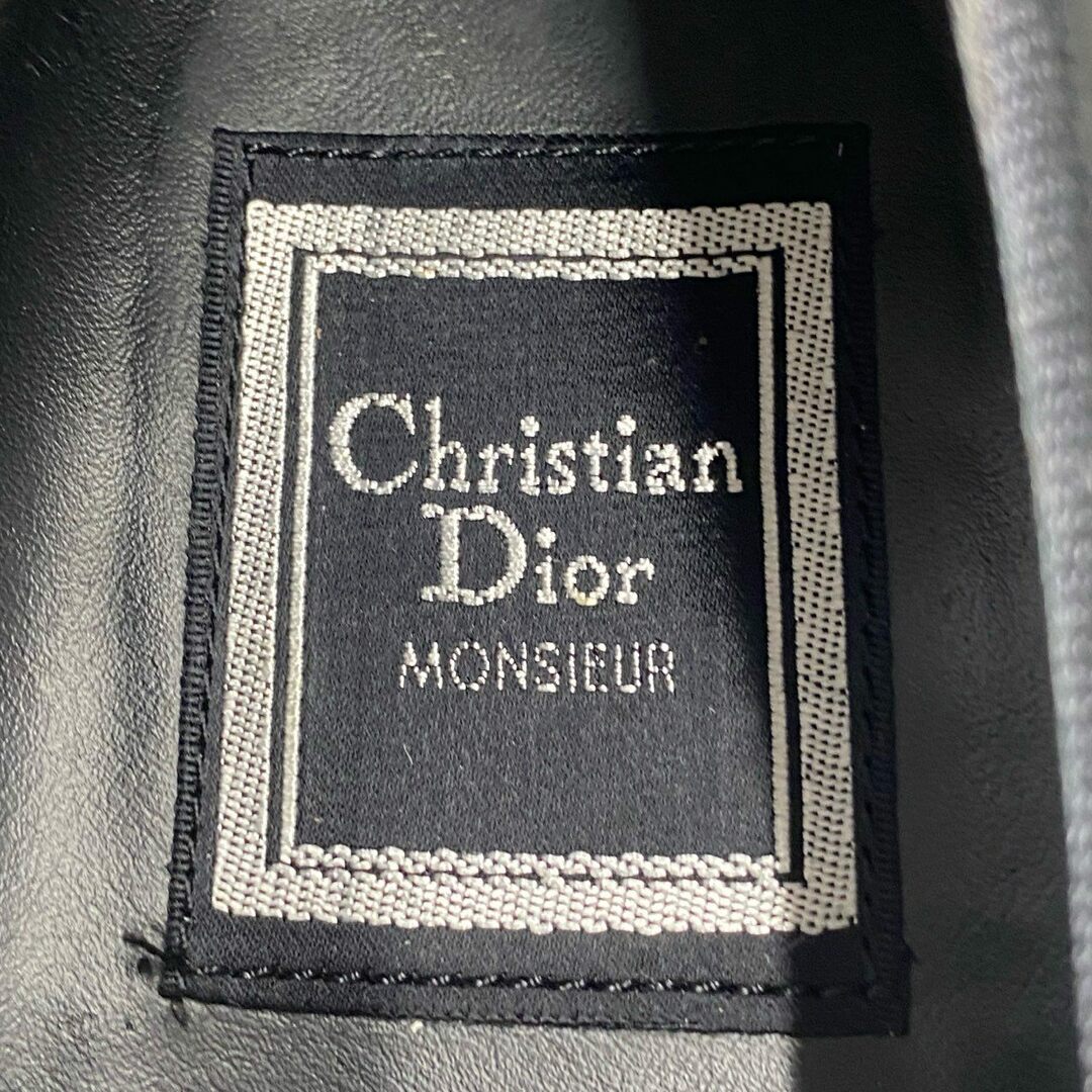 Christian Dior(クリスチャンディオール)の3d2 Christian Dior クリスチャン ディオール CD パテントレザー リボンローファー 42 ブラック ドレスシューズ スリッポン ビジネス 日本製 メンズの靴/シューズ(ドレス/ビジネス)の商品写真