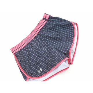 アンダーアーマー(UNDER ARMOUR)のUNDER ARMOUR アンダーアーマー ドット トレーニングウェア ショート パンツ sizeSM/黒ｘピンク ■■ レディース(ショートパンツ)