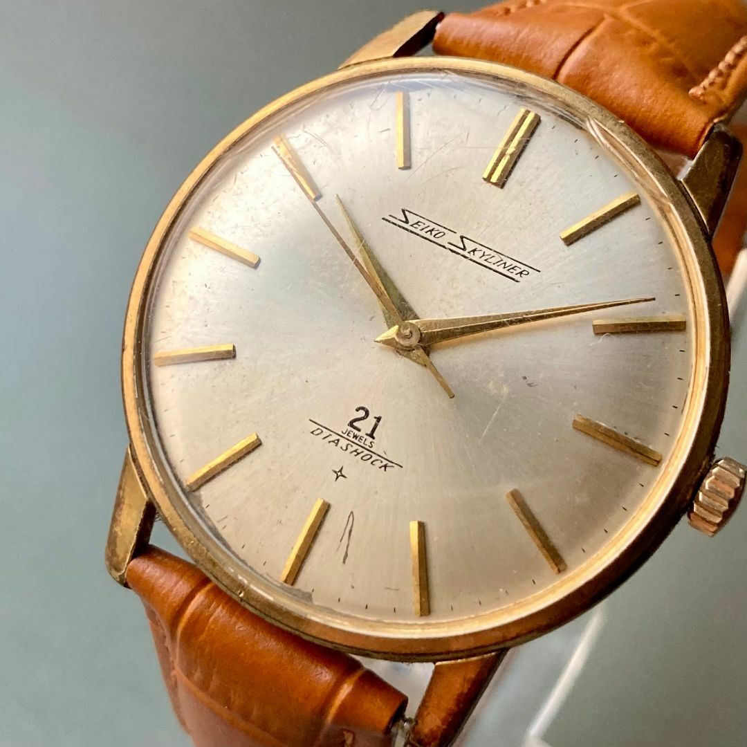 SEIKO(セイコー)の【動作品】セイコー スカイライナー アンティーク 腕時計 1967年 手巻き メンズの時計(腕時計(アナログ))の商品写真