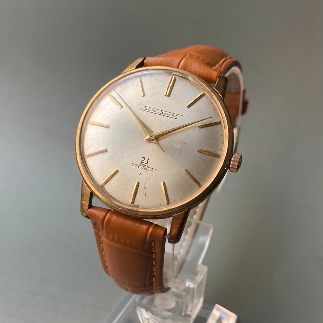 SEIKO(セイコー)の【動作品】セイコー スカイライナー アンティーク 腕時計 1967年 手巻き メンズの時計(腕時計(アナログ))の商品写真