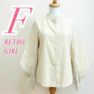 RETRO GIRL - RETRO GIRL　レトロガール　ブラウス ボリューム袖　きれいめ